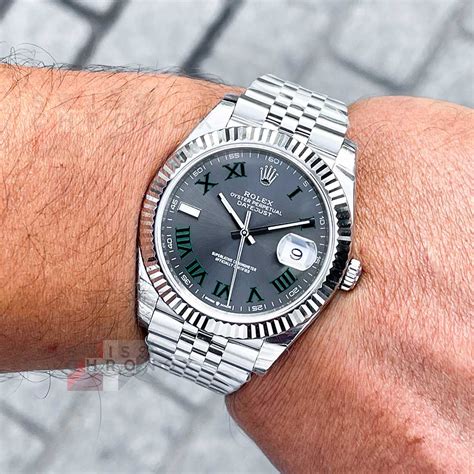 rolex datejust 41 2021 - stainless steel wimbledon dial jubilee|rolex datejust 41 price uk.